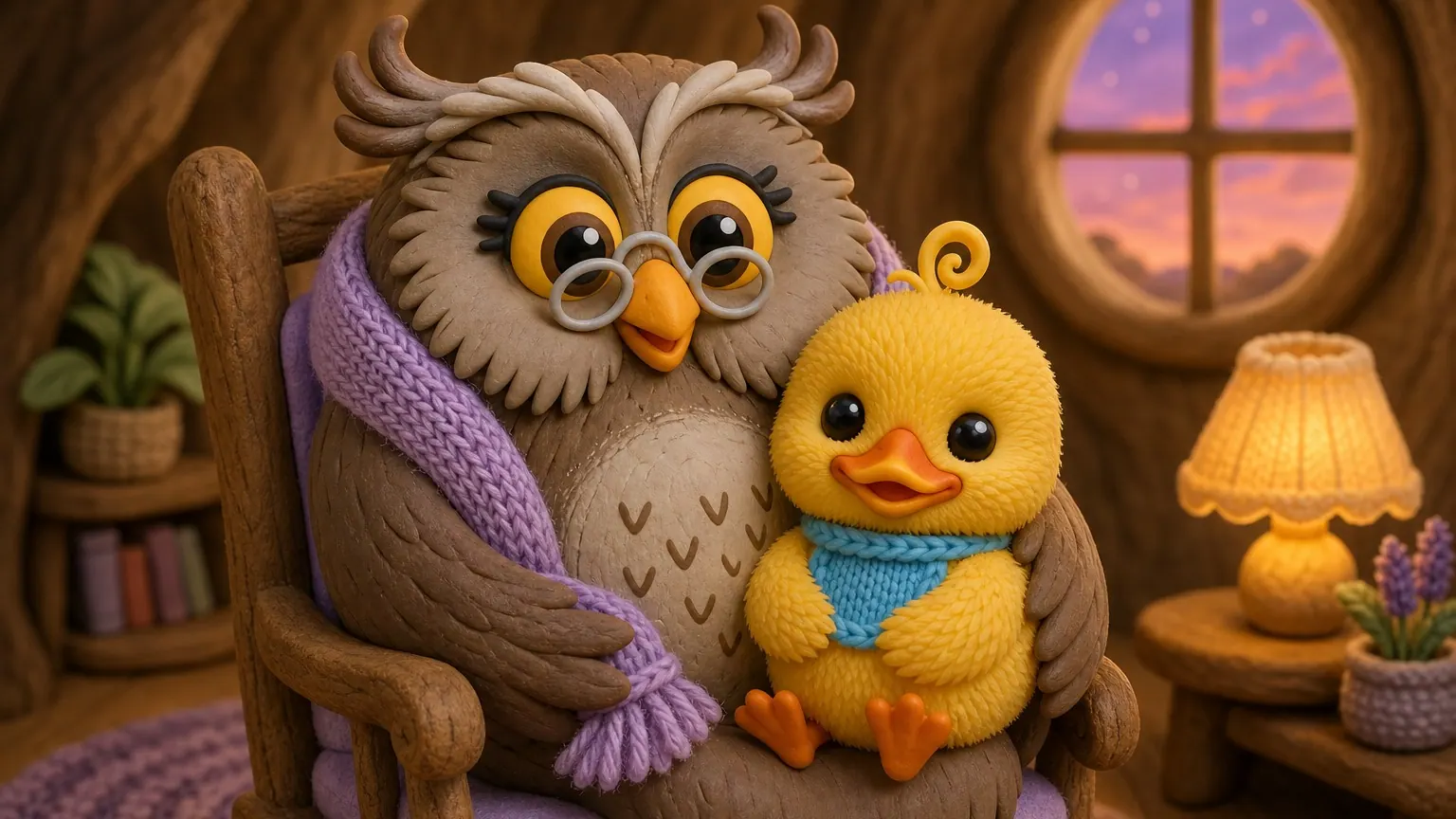 55 minutes of calm stories & songs for toddlers from Hootenhollow: Big Slow Breath, Fenna's Big Tidy-Up and more. 🦉