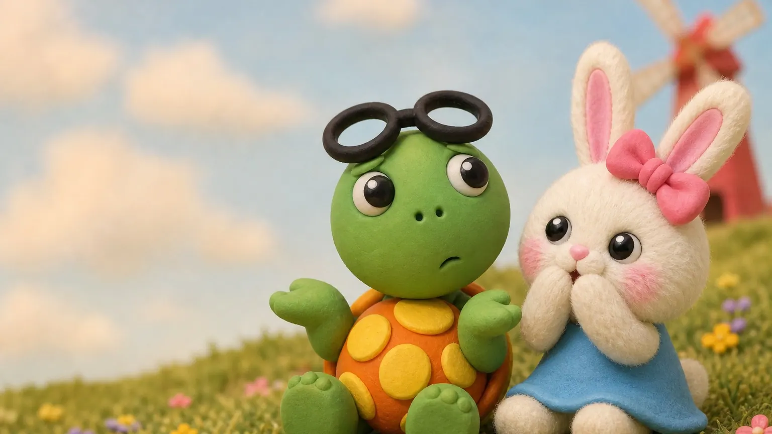 Bimble shrugs with his glasses on top of his head while Lila giggles beside him